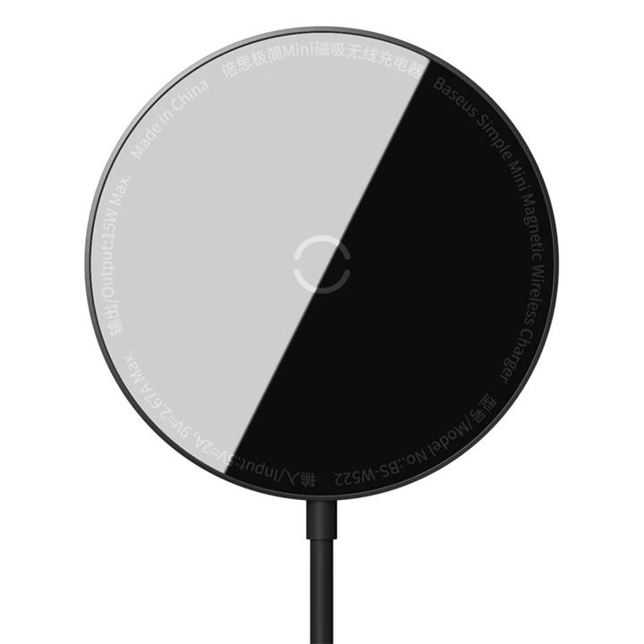 شارژر بی سیم فست شارژ Baseus Simple Mini Magnetic WXJK-F0 iP12 Series 15W